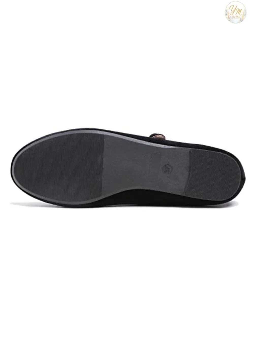 Women's Mary Jane Flats with Easy Buckle Slip On, Cushioned Insole, Non-Slip